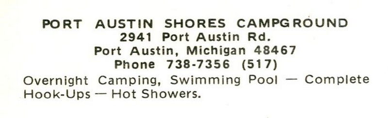 Duggans Family Campground (Port Austin Shores Campground) - Vintage Postcard (newer photo)